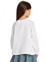 Thumbnail for your product : Oscar de la Renta Girl's Cotton Bow Blouse
