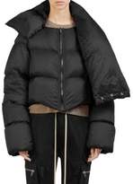Thumbnail for your product : Rick Owens Funnel-Neck Cropped Puffer Jacket