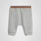 Thumbnail for your product : Burberry Icon Stripe Cotton Jersey Sweatpants