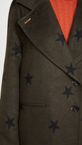 Thumbnail for your product : AVEC LES FILLES Star Print Wool Coat