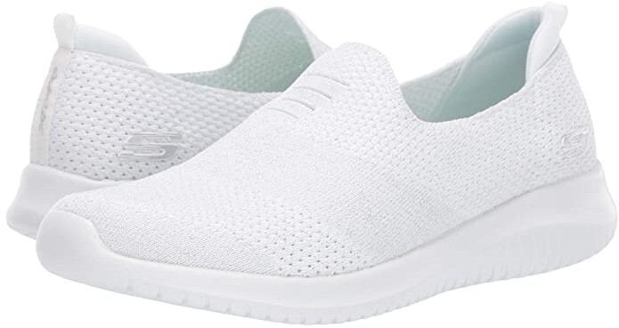 skechers ultra flex womens silver
