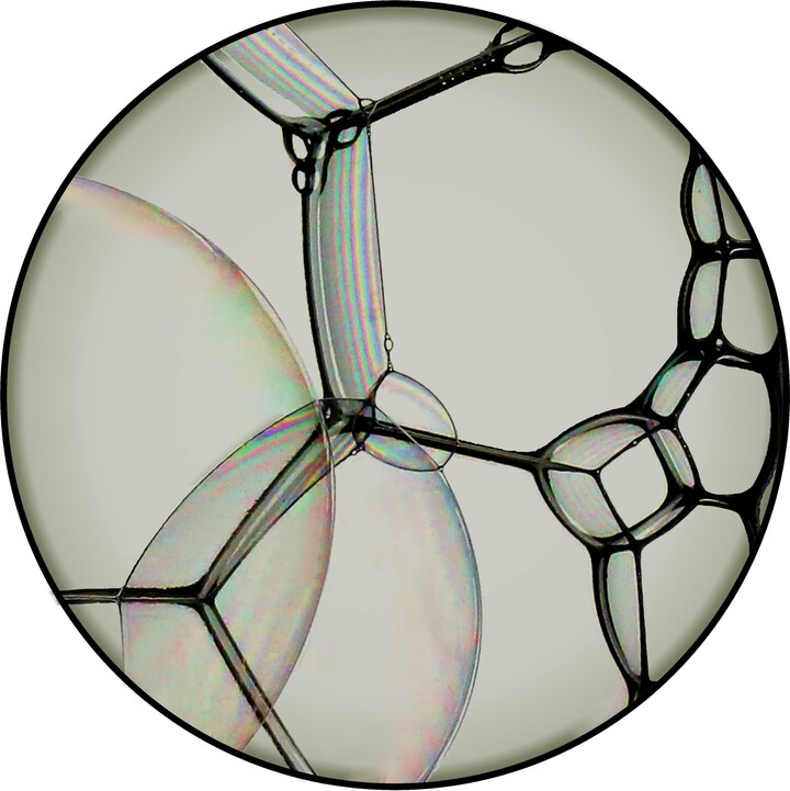 Moooi Large Bubble Natural Zoom Rug In Low Pile Polyamide By Sjoerd Vroonland