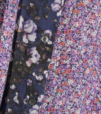 Unravel Floral tie-neck blouse