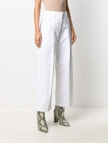 Thumbnail for your product : Jejia Wide-Leg Cropped Trousers