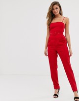 Thumbnail for your product : C/Meo as long as belted jumpsuit