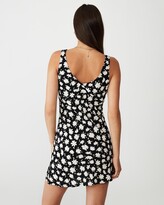 Thumbnail for your product : Cotton On Women's Black Mini Dresses - Rachael V Neck Mini Dress