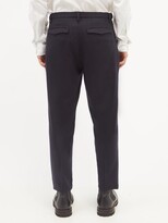 Thumbnail for your product : Barena Masco Cropped Wool-blend Trousers - Navy