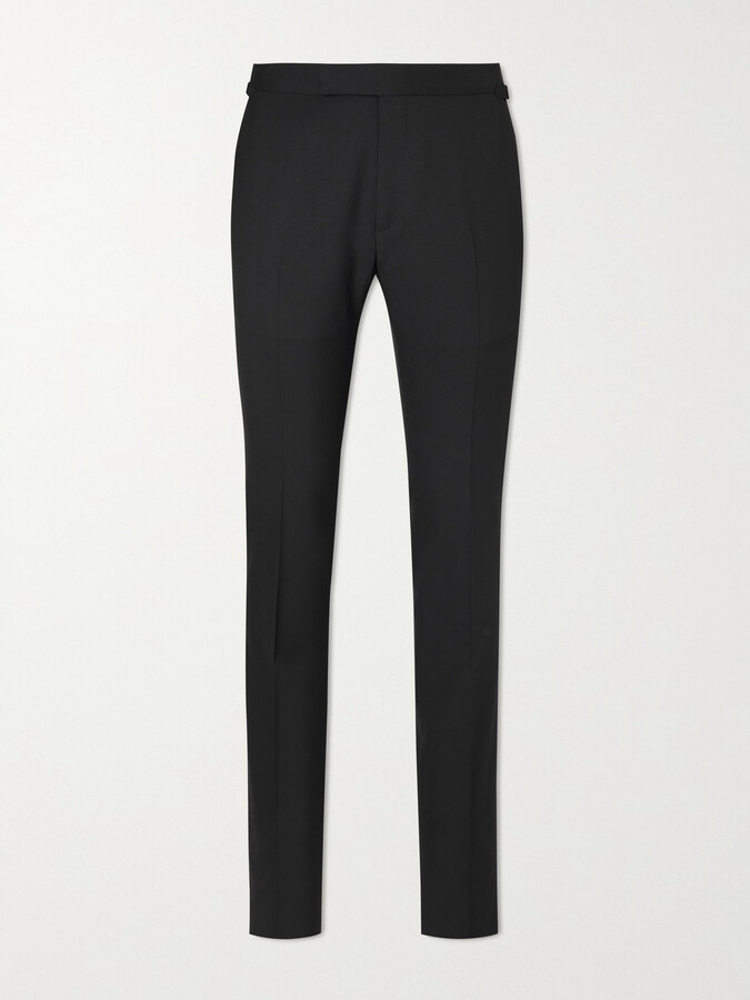 Tom Ford Straight-Leg Wool Suit Trousers