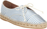 Thumbnail for your product : Tabitha Simmons Dolly Striped Lace-Up Espadrilles