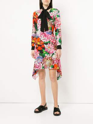 Mary Katrantzou floral print asymmetric dress