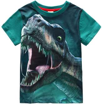 Frogwill Toddler Boys Summer Dinosaur Short Sleeve 3D T-shirt 4/5Y