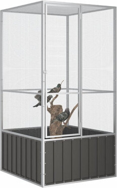 Tucker Murphy Pet Deaquan 83.3'' Steel Flat Top Flight Cage