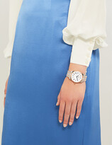 Thumbnail for your product : Longines Women's White L2.793.5.11.7 Master Stainless Steel And Rose Gold Watch