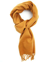 Thumbnail for your product : Gant Camel Wool Fringe Scarf