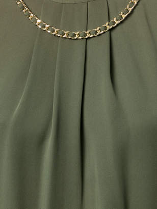 MICHAEL Michael Kors chain detail short-sleeved blouse