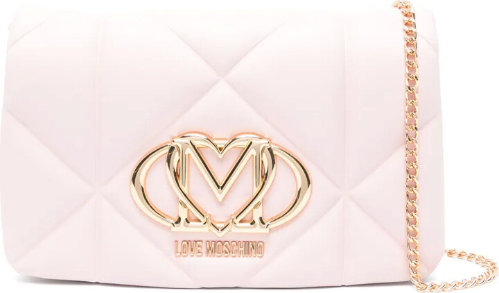 Love Moschino Logo-Plaque Cross Body Bag
