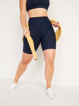 Maternity Full Panel PowerSoft Biker Shorts -- 8-inch inseam, Old Navy