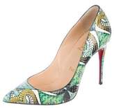 Thumbnail for your product : Christian Louboutin Pigalle Follies Python Pumps