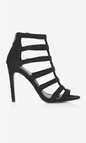 Thumbnail for your product : Express Heeled Runway Cage Sandal