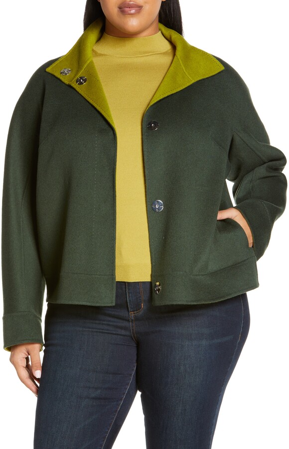 Lafayette 148 New York Simone Reversible Wool & Cashmere Coat