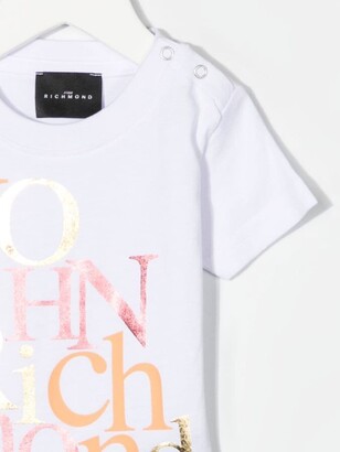 John Richmond Junior logo-print cotton T-shirt