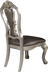 Rosdorf Park Jehanna Polyurethane King Louis Back Side Chair in