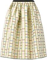 Thumbnail for your product : Antonio Marras patterned full midi skirt