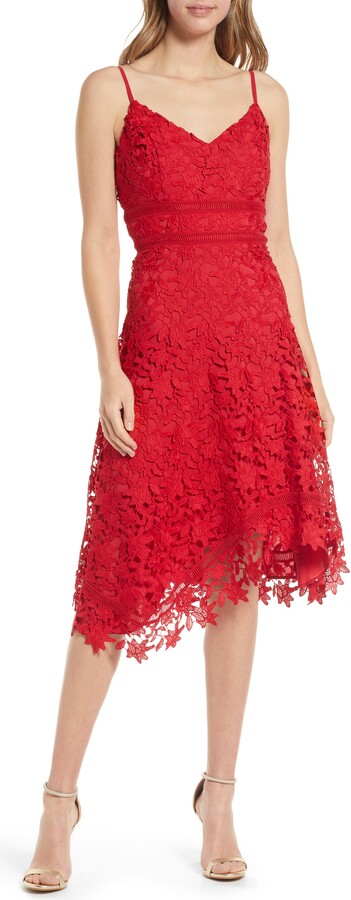 Red Lace Dress | Shop the world's largest collection of fashion 