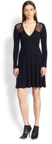 Thumbnail for your product : Thakoon Lace-Insert Knit Dress