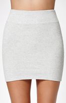 Thumbnail for your product : KENDALL + KYLIE Kendall & Kylie Ribbed Sweater Mini Skirt