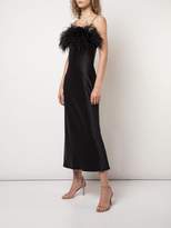 Thumbnail for your product : Cinq à Sept Cerise feathered dress