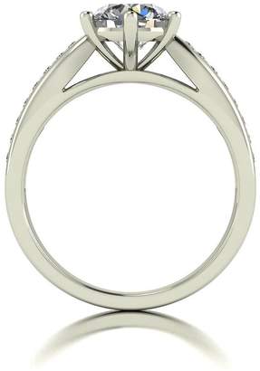 Moissanite PREMIER 9CT GOLD 1.75ct Eq total SOLITAIRE RING