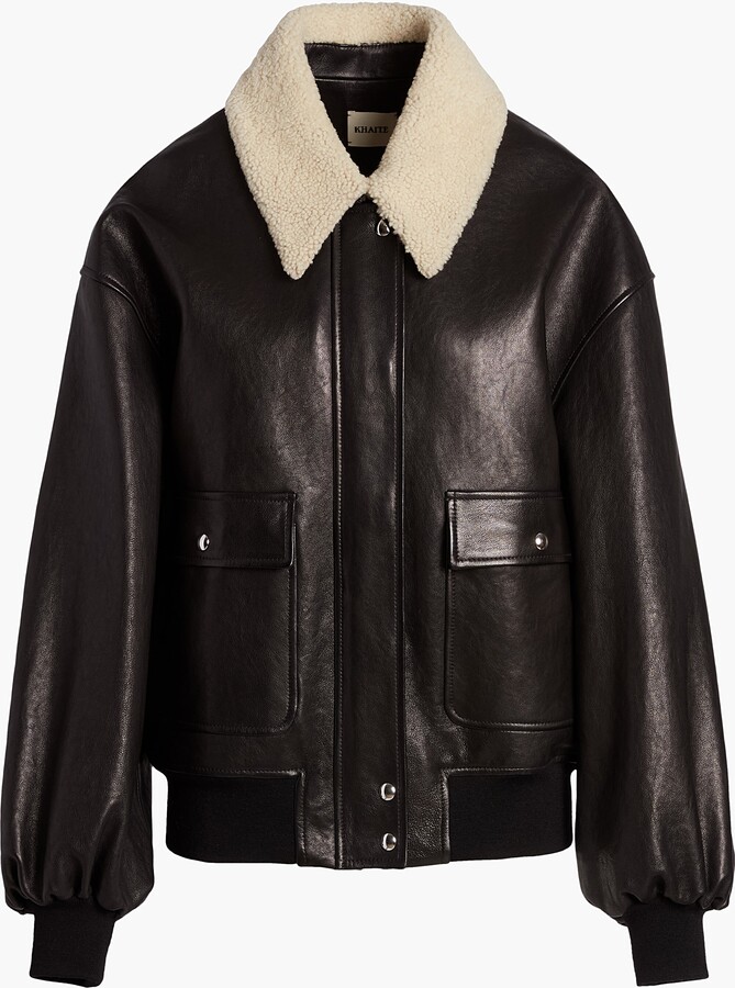 Shellar Jacket in Black Leather