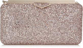 Thumbnail for your product : Jimmy Choo ELLIPSE Ballet Pink Shadow Coarse Glitter Fabric Clutch Bag