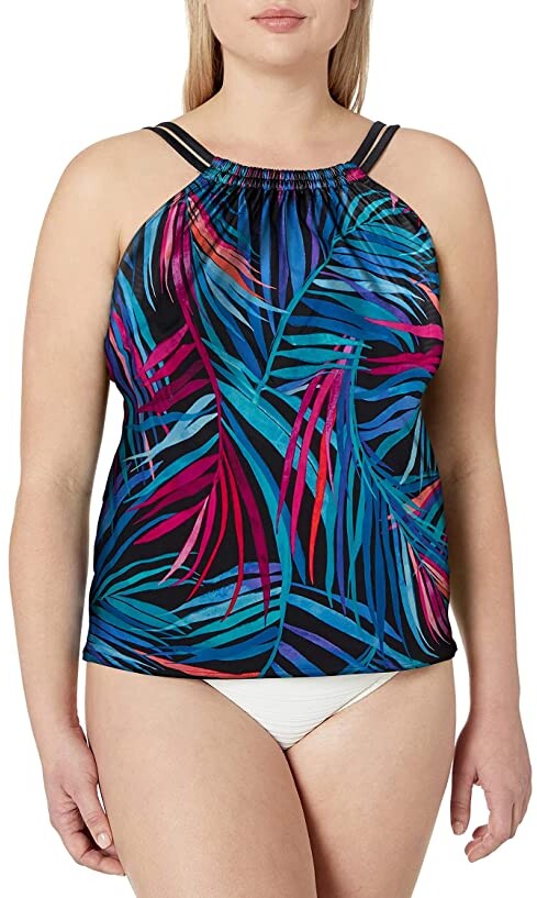 High Neck Tankini | Shop the world's largest collection of fashion 