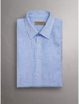 Thumbnail for your product : Burberry Modern Fit Linen Cotton Dress Shirt