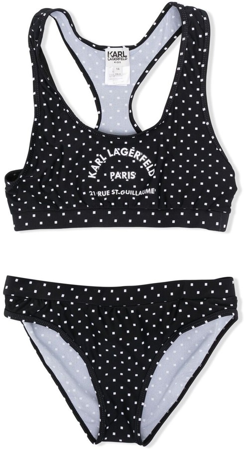 Karl Lagerfeld Paris TEEN Rue St-Guillaume bikini - ShopStyle Girls'  Swimwear