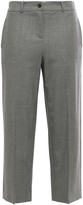 Thumbnail for your product : Stella Jean Cropped Stretch-wool Straight-leg Pants