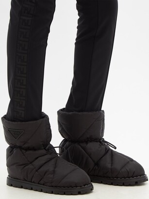 Prada Padded Re-nylon Snow Boots - Black - ShopStyle