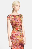 Thumbnail for your product : Jean Paul Gaultier Floral Print Tulle Top