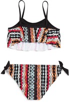 Thumbnail for your product : Ella Moss Girls' Geo Print 2-Piece Swimsuit - Big Kid