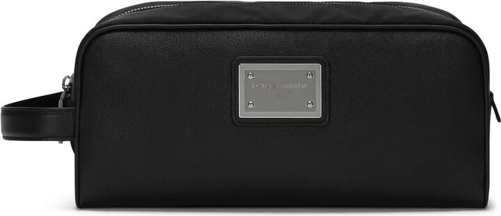 Dolce & Gabbana Leather Toiletry Bag