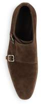 Thumbnail for your product : a. testoni Congo Buckle Suede Shoes