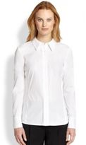 Thumbnail for your product : Lafayette 148 New York Francine Stretch Cotton Blouse