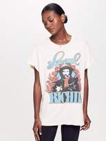 Thumbnail for your product : Madeworn MadeWorn Lionel Richie Glitter Crew Tee - Faded Pink