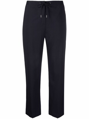 Theory Straight-Leg Cropped Trousers