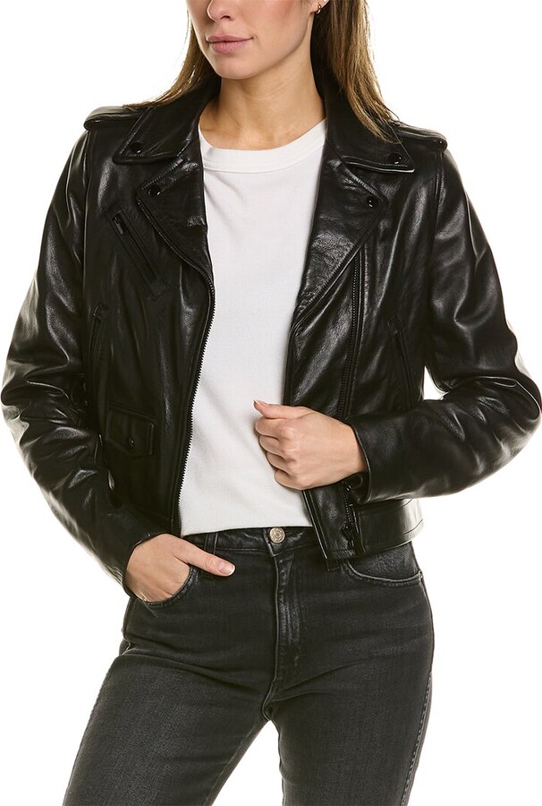 The Kooples Leather Jacket - ShopStyle