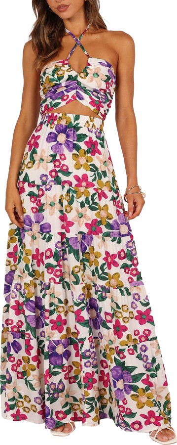 Petal & Pup Kari Halter Crop Top & Maxi Skirt