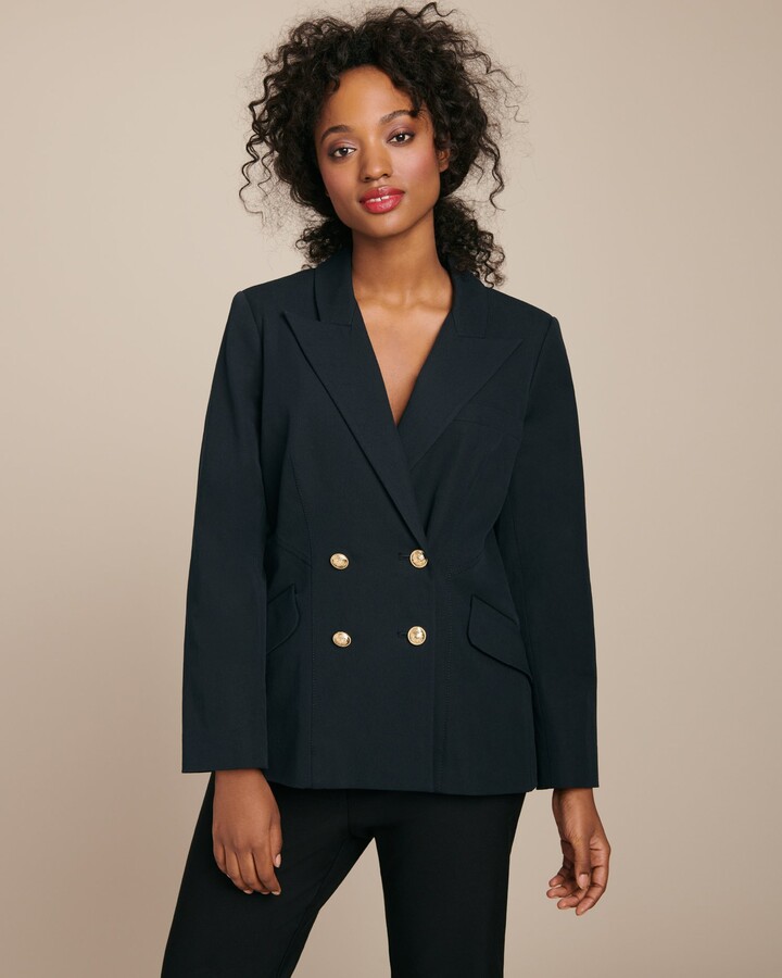 Derek Lam 10 Crosby Rodeo Double-Breasted Blazer With Sailor Buttons ...
