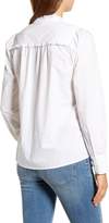 Thumbnail for your product : Lucky Brand Elsa Cotton Poplin Popover Blouse